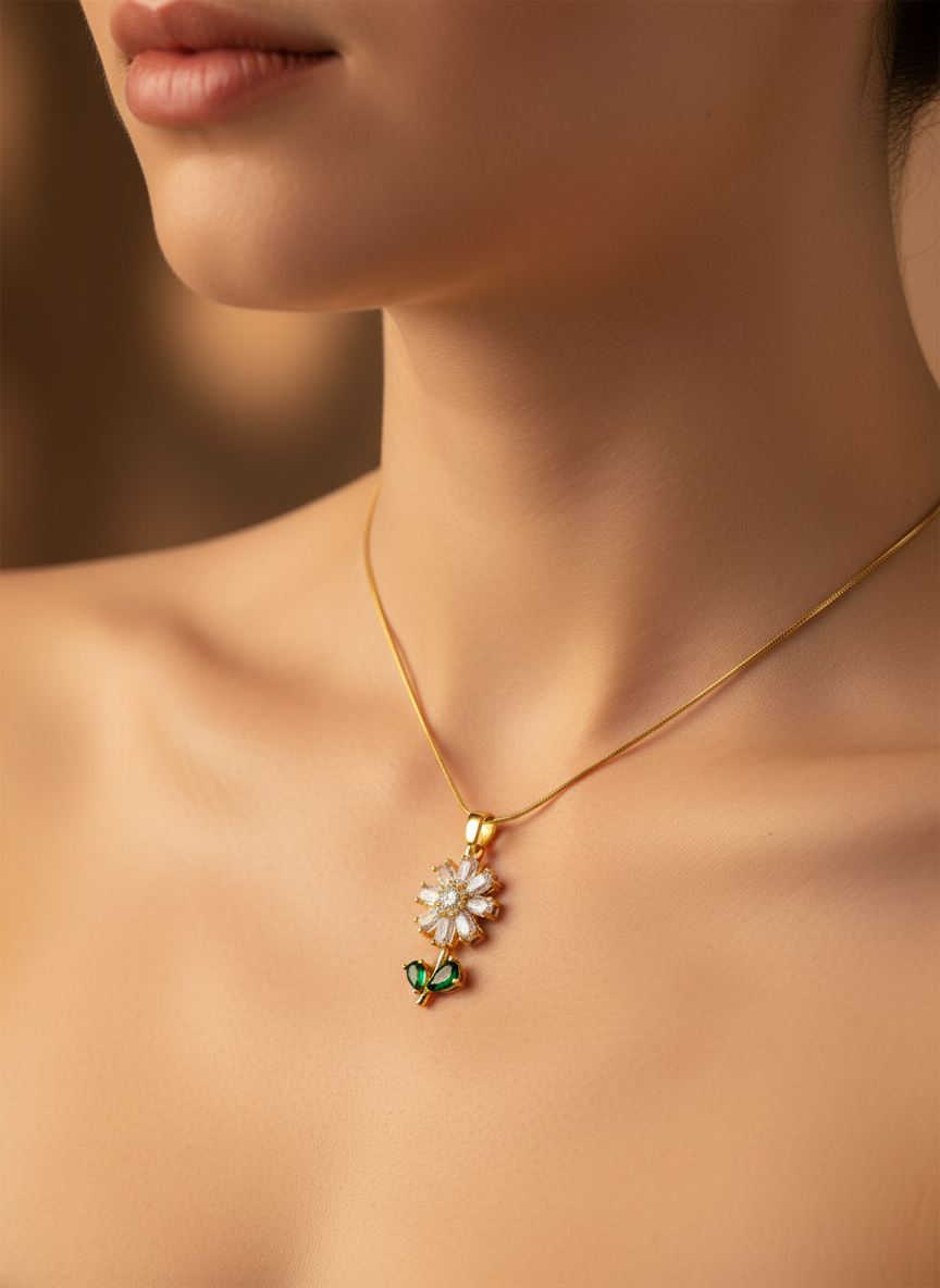 Radiant Flower Necklace