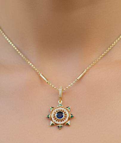 Golden Sun Necklace