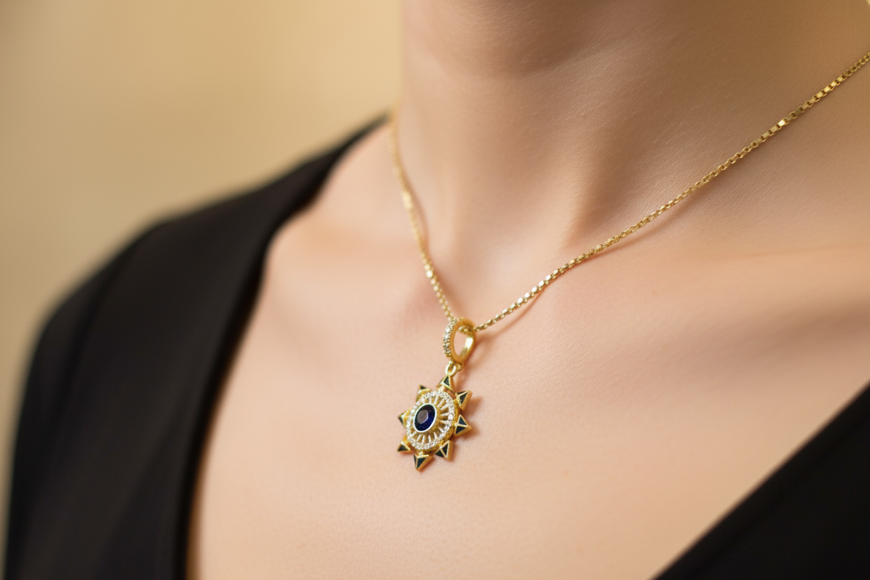 Golden Sun Necklace