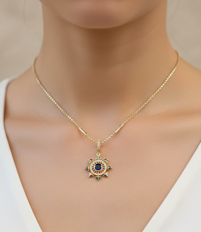 Golden Sun Necklace