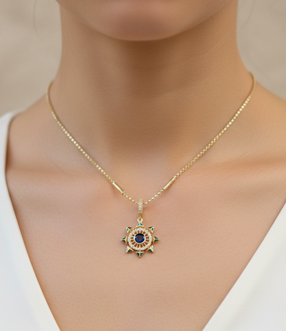 Golden Sun Necklace