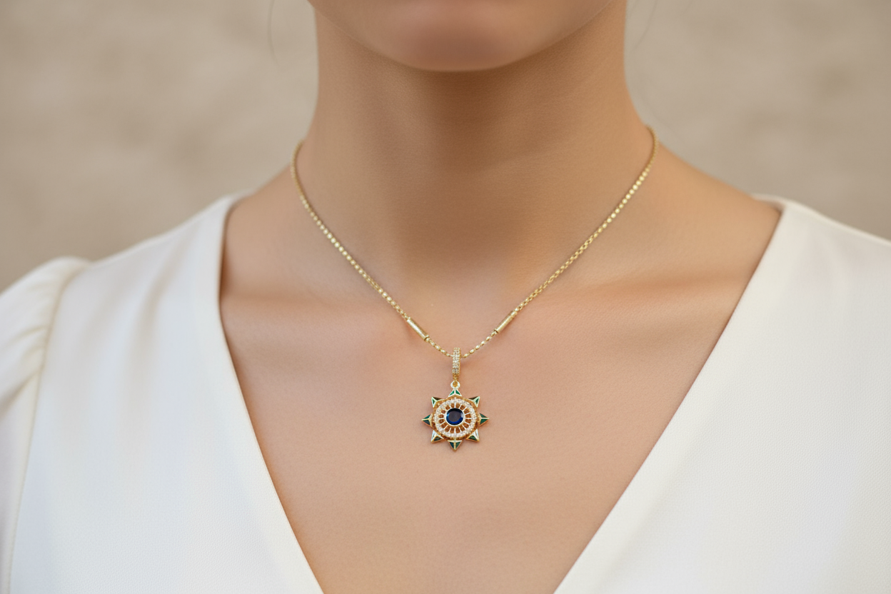 Golden Sun Necklace