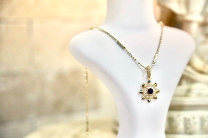Golden Sun Necklace