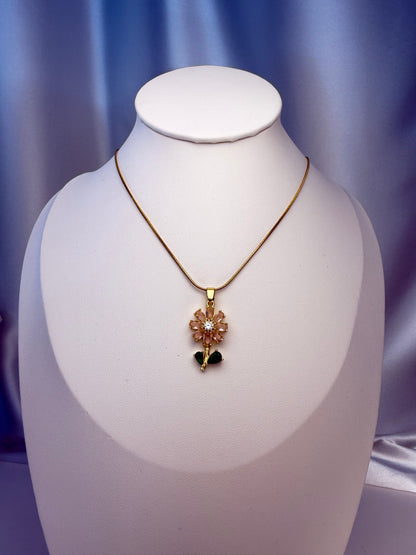 Radiant Flower Necklace