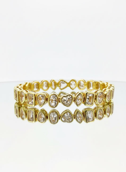 Royal Shapes Gold Bracelet
