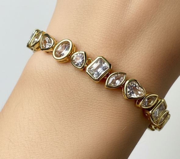 Royal Shapes Gold Bracelet
