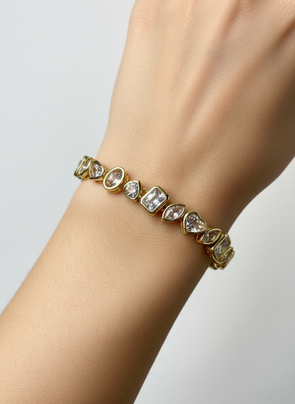 Royal Shapes Gold Bracelet