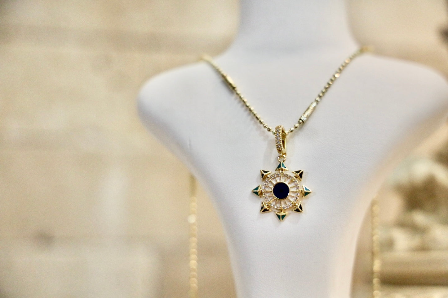 Golden Sun Necklace