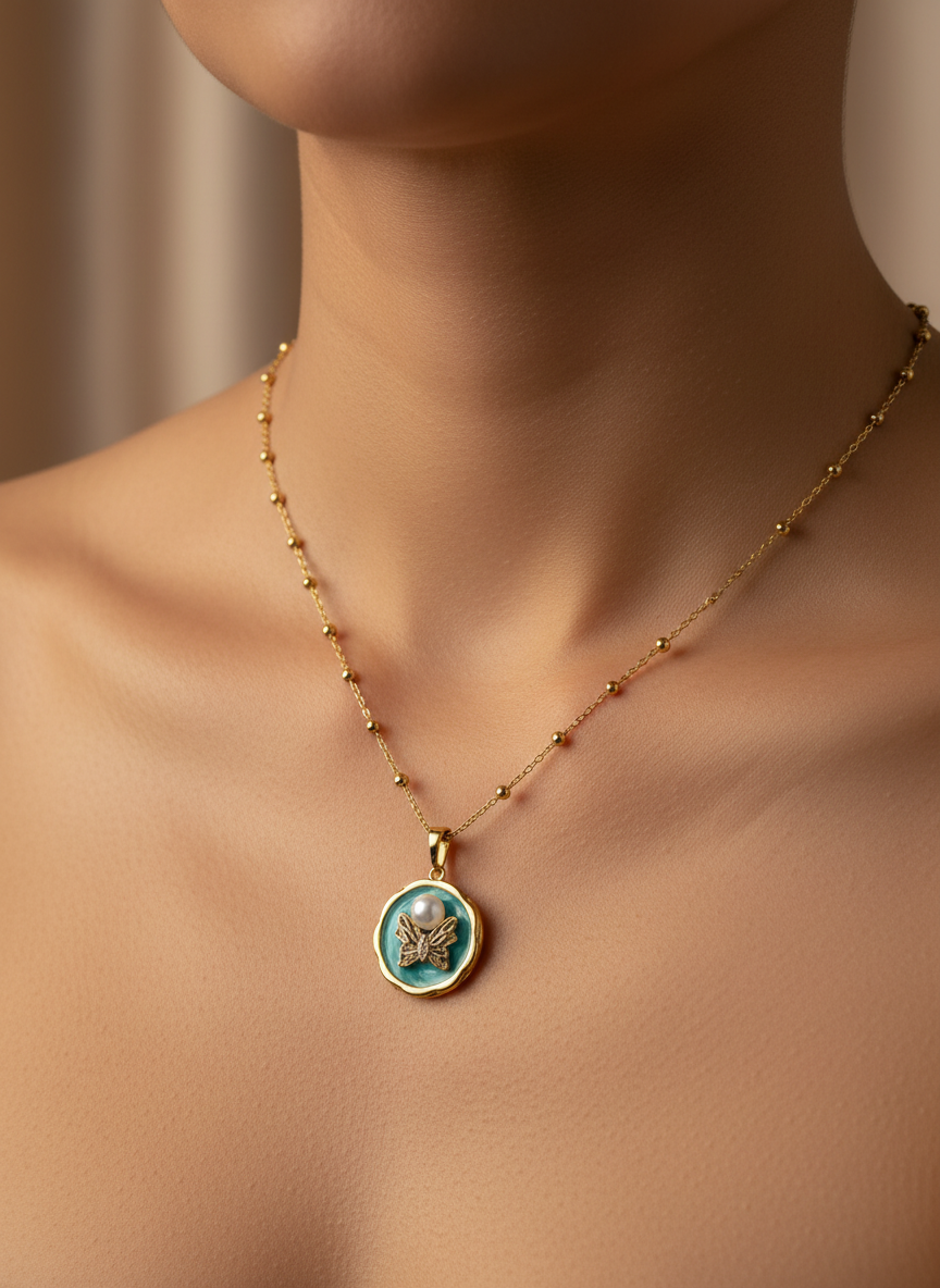 Elegant Butterfly Necklace