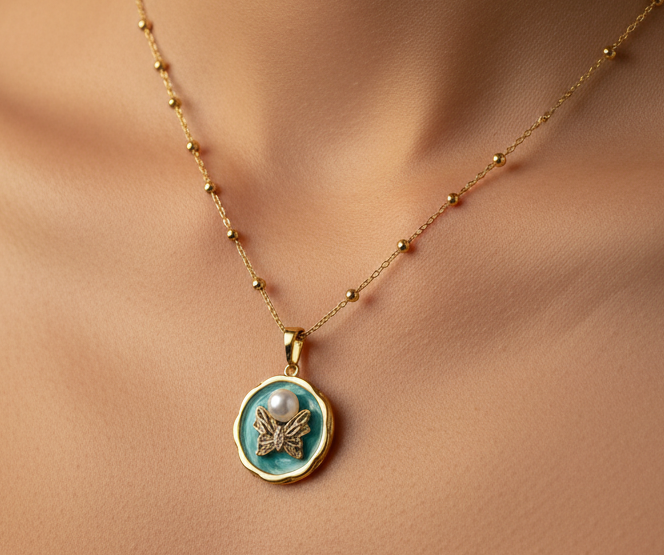 Elegant Butterfly Necklace