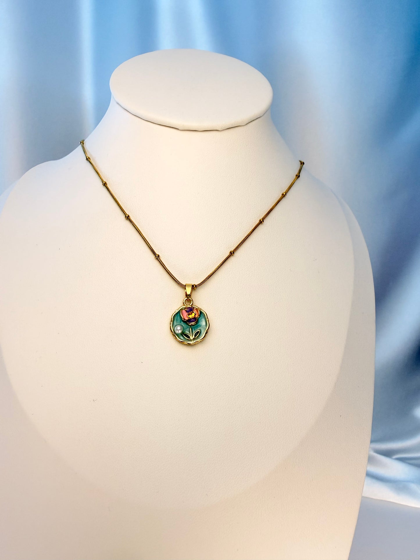 Pearl Butterfly Necklace