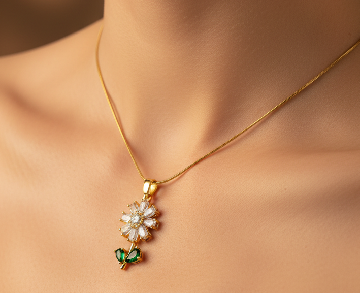 Radiant Flower Necklace