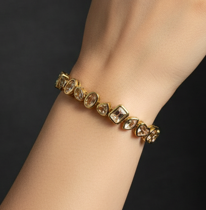 Royal Shapes Gold Bracelet