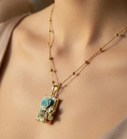 Eternal Rose Necklace