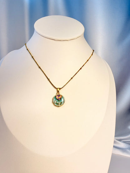 Pearl Butterfly Necklace